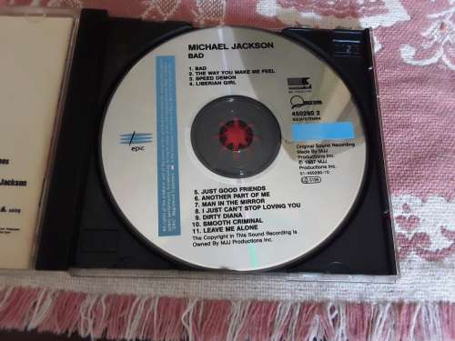 Michael Jackson  Bad - CD