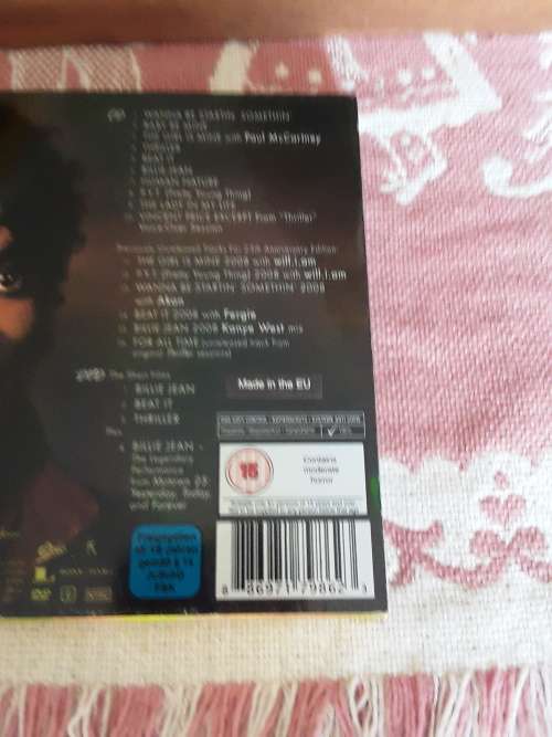 MICHAEL JACKSON THRILLER 25 CD/DVD 88697 17986 2 EPIC LIMITED EDITION 2008