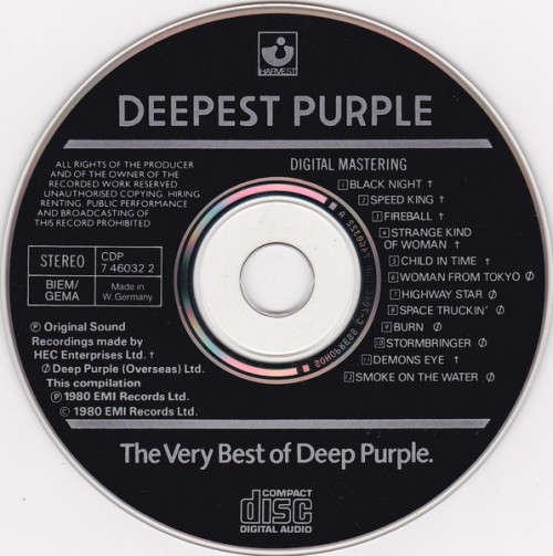 Deep Purple  Deepest Purple: The Very Best Of Deep Purple - CD - IMPORT