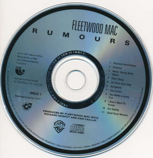 Fleetwood Mac - Rumours (CD, Album, RE)