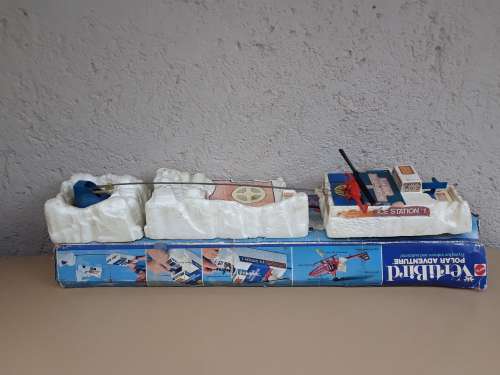 1974 MATTEL VERTIBIRD POLAR ADVENTURE - VERY, VERY RARE - 100% WORKING - COMES WITH ORIGINAL BOX