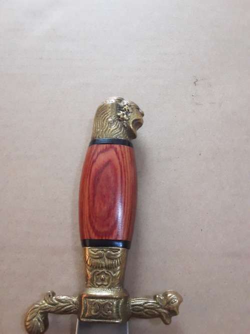 Vintage TRAMONTINA Brasil `INOX-STAINLESS` HUNTING KNIFE 26CM - Fixed Blade + SHEATH