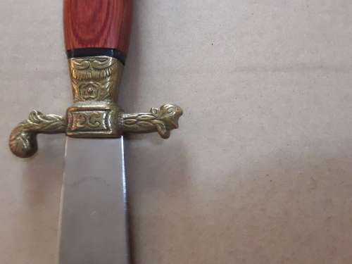 Vintage TRAMONTINA Brasil `INOX-STAINLESS` HUNTING KNIFE 26CM - Fixed Blade + SHEATH