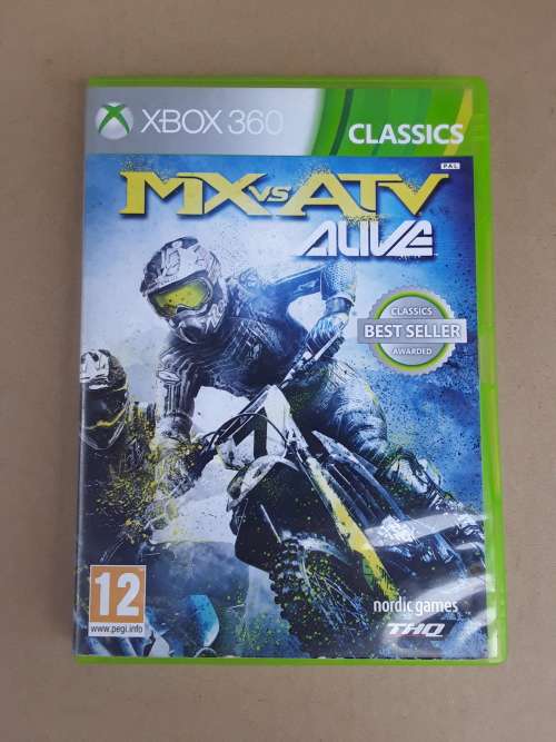 Xbox 360 - MX vs ATV Alive - LIKE NEW - NO BOOKLET - MADE IN EUROPE