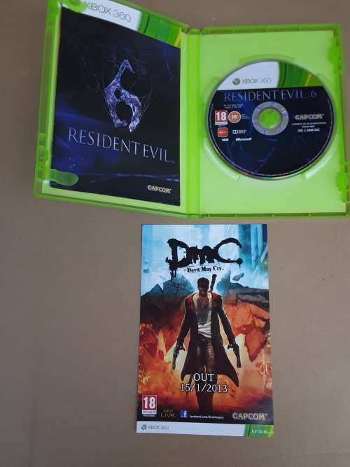 Xbox 360 Resident evil 6 - 2 x Discs - Made in EU - Like New with Booklet
