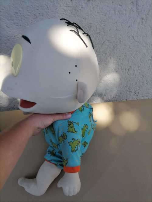1998 Vintage 90s Rugrats Tommy Pickles LARGE 25` (63,5CM) Stuffed Plush Pajamas Mattel  VERY RARE