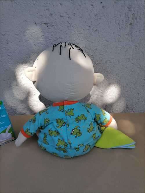 1998 Vintage 90s Rugrats Tommy Pickles LARGE 25` (63,5CM) Stuffed Plush Pajamas Mattel  VERY RARE