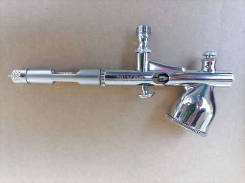 AIR BRUSH SG A180 0.2MM FLUID 9CC - WITH BOOKLET - WITH PLASTIC TUBE PLASTIC BOX - LIKE NEW