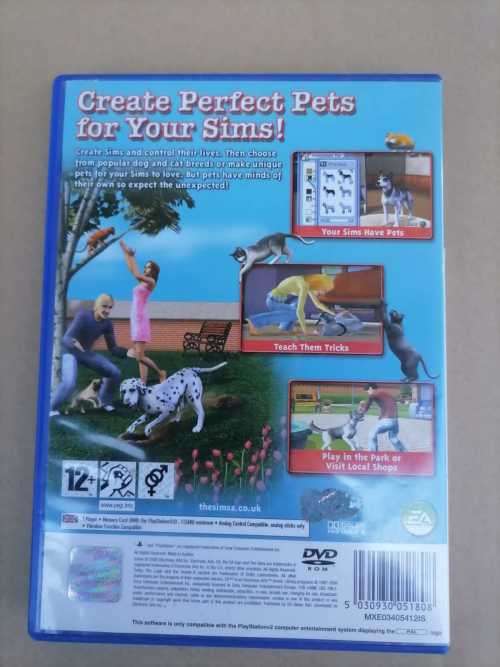 PS2 SIMS PET - WITH BOOKLET