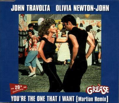 John Travolta & Olivia Newton-John  You`re The One That I Want (Martian Remix) - CD, Maxi