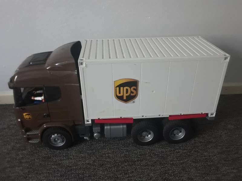 GIGANTIC BRUDER SCANIA TRUCK - BRUDER TOYS GERMANY 2009 - 1864/01 - 10 WHEELER - 60 CM X 25 CM X 18