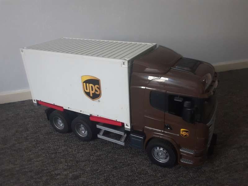 GIGANTIC BRUDER SCANIA TRUCK - BRUDER TOYS GERMANY 2009 - 1864/01 - 10 WHEELER - 60 CM X 25 CM X 18