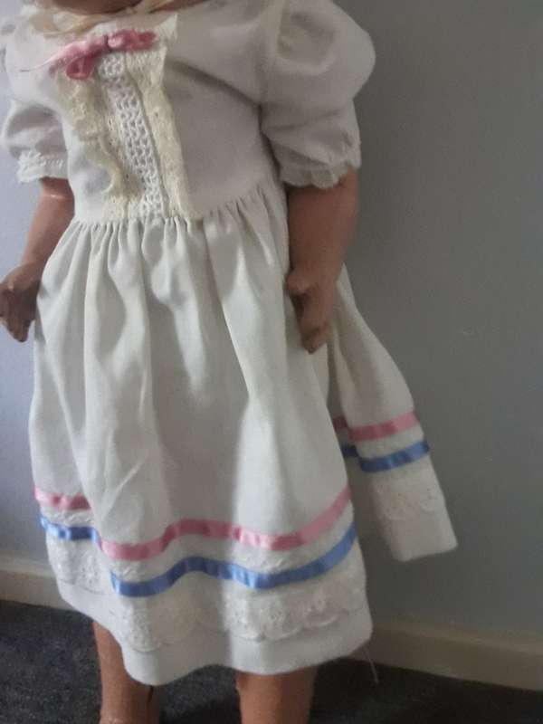 Vintage Large jointed wooden doll