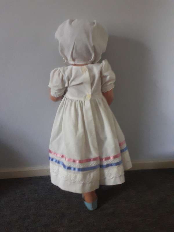 Vintage Large jointed wooden doll