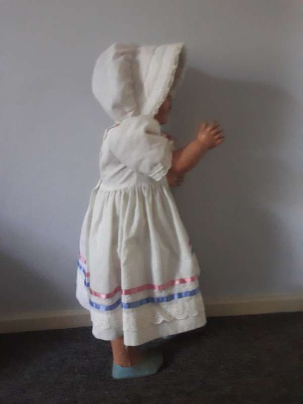 Vintage Large jointed wooden doll