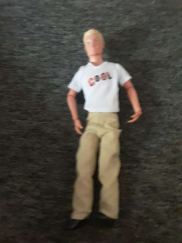 4 Barbie Dolls - Mattel - 1 Simba Kevin Doll