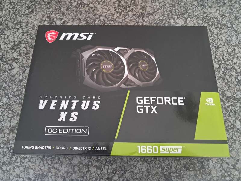 MSI VENTUS XS GTX 1660 SUPER OC EDITION