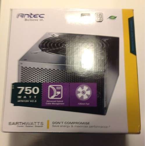 Antec EarthWatts EA-750 Green Power Supply 88% Efficiency - 750W