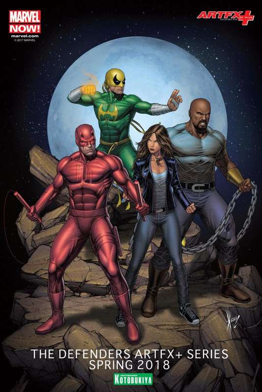 The Defenders Kotobukiya 1/10 Artfx+ complete set of four