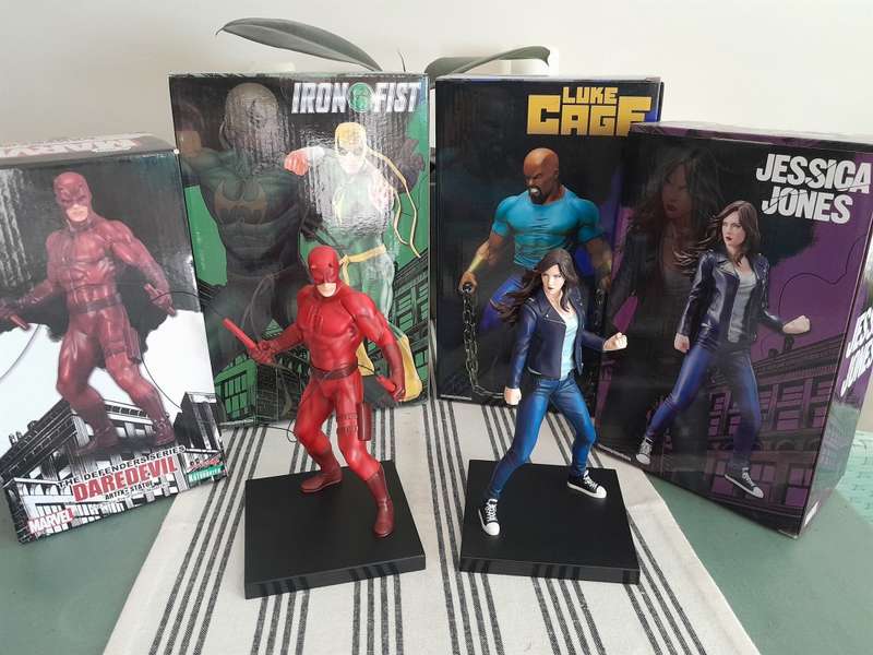 The Defenders Kotobukiya 1/10 Artfx+ complete set of four