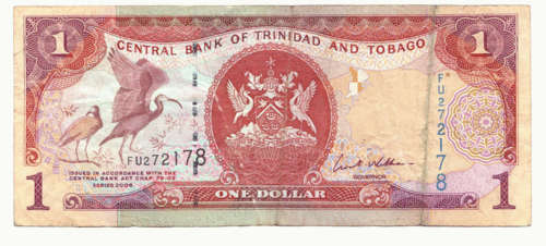 TRINIDAD AND TOBAGO -ONE DOLLAR NOTE -VF
