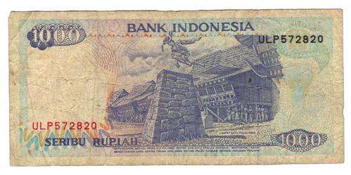 INDONESIA 1000 RUPIAH - FINE AS PER SCAN
