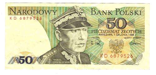 POLAND 50 ZLOTYCH VF