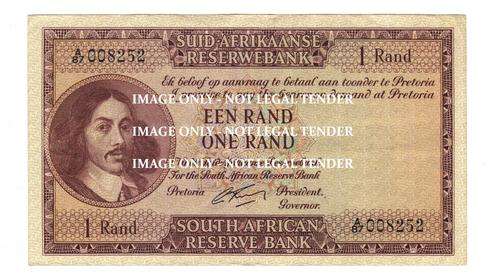 G RISSIK 1ST ISSUE OLD  BIG R1 NOTE  A/87 XF