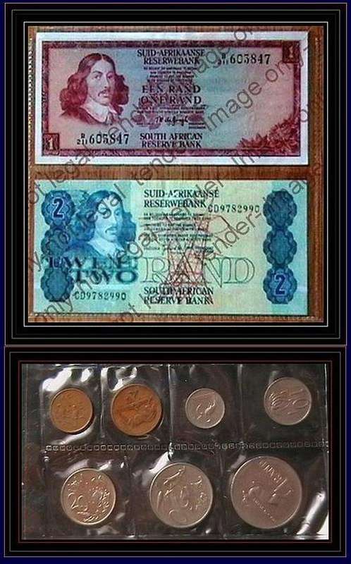 RSA COINS AND NOTES SET  VF CONDITION