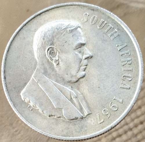 1967 OLD SILVER ONE RAND  VERWOERD