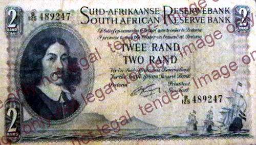 G RISSIK OLD R2 NOTE B/125 1ST ISSUE -1962 -VF