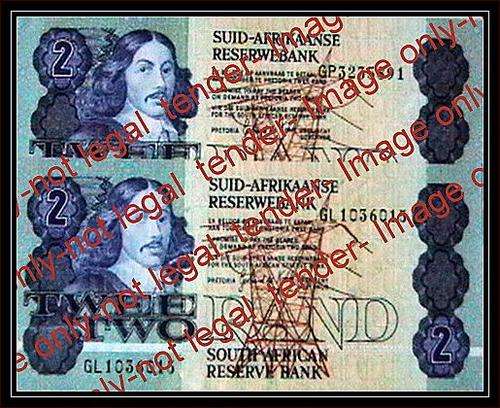 GPC DE KOCK 2 X OLD R2 NOTES GP+GL 3RD ISSUE - VERY FINE + CONDITION