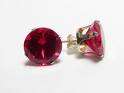 RED cubic Zirconia Earings! STUNNING EARINGS!!!!!!!!!!!!!!!