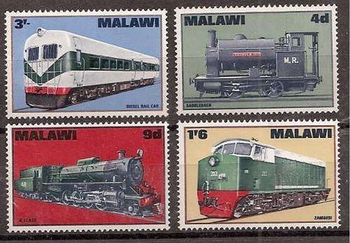 Malawi 1968 Locomotives set of 4