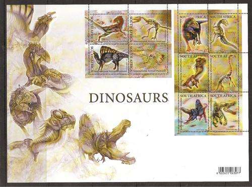 South Africa 2009 Dinosaurs sheetlet unmounted mint
