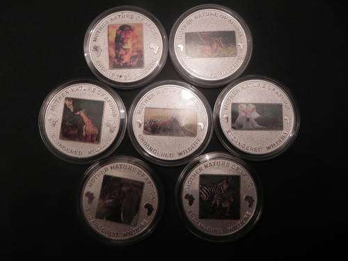 Malawi set of 7 special  animal coins