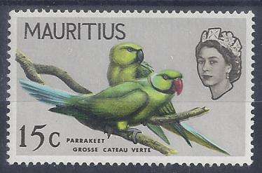Mauritius 1965 Birds 15c inverted watermark unmounted mint