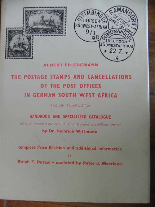 German South West Africa Friedemann Handbook, very fine