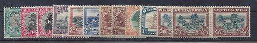 South Africa 1930 Roto Unhyphenated set of 12 with 2x 1d 2x 3d 2x 4d 2x 2s6d fine mint