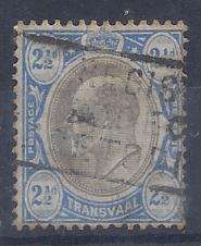 Transvaal 1902 KEVII 2 half d inverted watermark fine used