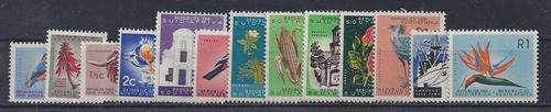 South Africa 1961 1st Defintive wmk COA set of 13 unmounted mint