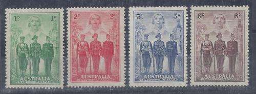 Australia 1940 Forces set of 4 fine unmounted mint