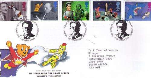 Great Britain 1996 Children`s TV Characters Cover