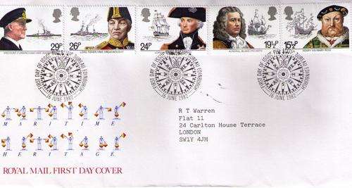 Great Britain 1982, Maritime Heritage Cover