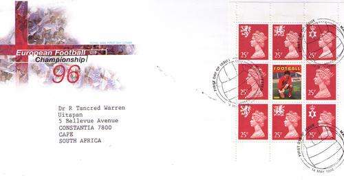 Great Britain 1996 European Football Championship Cover