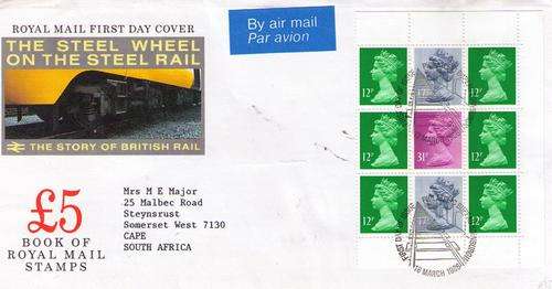 Great Britain 1986 The Story of British Rail Cover