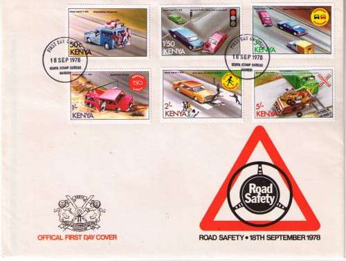 Kenya 1978 Road Safety First Day Cover
