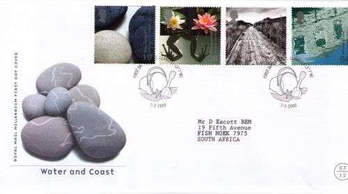 Great Britain 2000 Water and Coast Royal Mail FDC