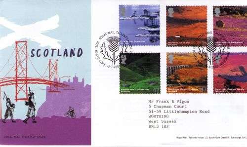 Great Britain 2003 Scotland Royal Mail FDC