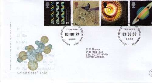Great Britain 1999 Scientist Tale Royal Mail FDC